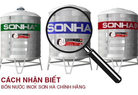 Cách nhận biết bồn nước inox Sơn Hà chính hãng